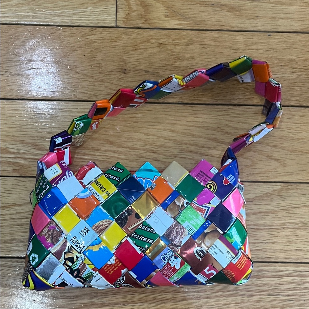 Colorful Woven Women Bag